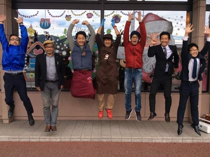 ふみおか、ウィンドウアート、ジャンプ